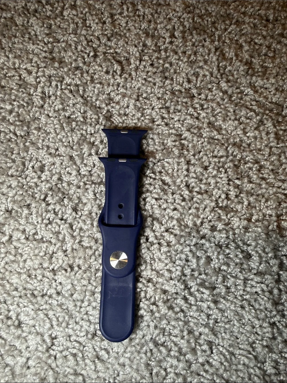 Apple White Smartwatch with Gold Bezel